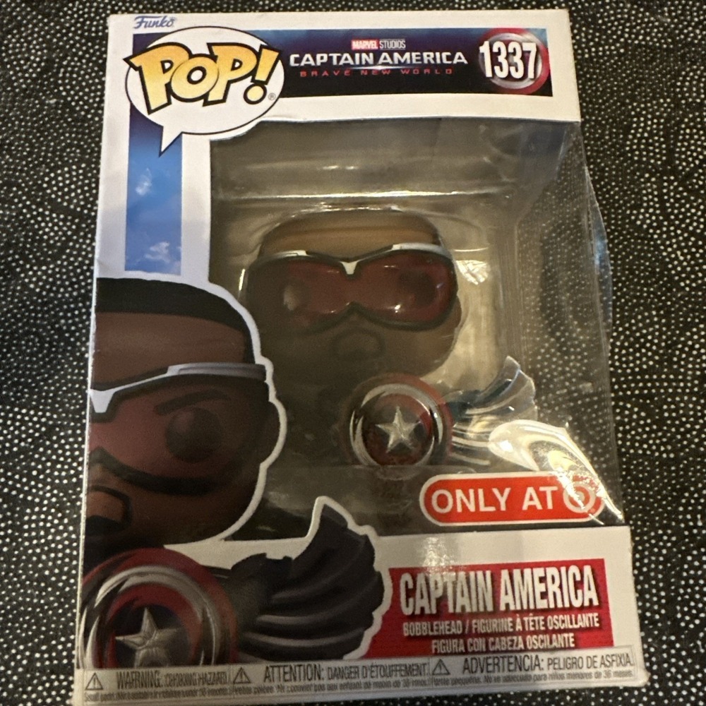 Funko Pop Marvel Comics Target Exclusive Captain America Vinyl Figure #1337
